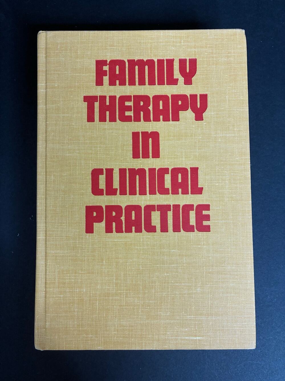 Family Therapy in Clinical Practice by Murray Bowen Hardcover NO DUST JACKET